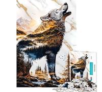 Rompecabezas para Adolescentes de 1000 Piezas Ecos de la Naturaleza Rompecabezas para Adultos Juegos relajantes Corte de precisión Ayuda a ejercitar el Cerebro (tamaño 38x52cm)