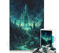 Rompecabezas para Adolescentes de 1000 Piezas Ecos del Edén, Juego práctico, difícil y desafiante, Regalo de Juego desafiante 38x26cm