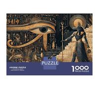 Rompecabezas para Adolescentes De 1000 Piezas Egyptian Mythology Art Print-1 Rompecabezas para Adultos Juego Familiar Regalos para Mujeres Cumpleaños Y Navidad 38x26cm/1000pcs