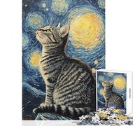 Rompecabezas para Adolescentes de 1000 Piezas El astrónomo bigotudo Rompecabezas para Adultos Juegos Familiares Decoración del hogar cumpleaños y Navidad (tamaño 38x52cm)