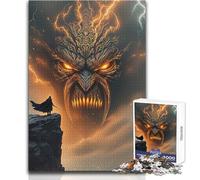 Rompecabezas para Adolescentes de 1000 Piezas, El Despertar del espíritu de la Llama, Disfruta de Horas de Tranquilidad y Tranquilidad, Corte Limpio, Juguete Artesanal Duradero, tamaño 38x52cm