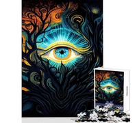 Rompecabezas para Adolescentes de 1000 Piezas El Despertar del Tercer Ojo Juegos educativos Arte de Pared Juguetes DIY Regalo de cumpleaños Regalos de Viaje (38x52cm)
