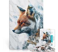 Rompecabezas para Adolescentes de 1000 Piezas El dominio místico del Zorro Análisis y lógica Regalos para Amigos y Familiares 52x38cm