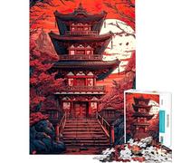 Rompecabezas para Adolescentes de 1000 Piezas El espíritu de los templos Rompecabezas para Adolescentes Juego de ingenio Regalo para Mujeres difícil y desafiante (tamaño 50x75cm)