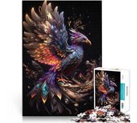 Rompecabezas para Adolescentes de 1000 Piezas El Fénix en Ascenso en Color Juegos Divertidos Toda la Familia. 38x26cm