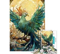 Rompecabezas para Adolescentes de 1000 Piezas El Fénix resucitado Rompecabezas para Adultos Juego de ingenio análisis y lógica Regalo Ideal para Amigos y Familiares (tamaño 38x26cm)