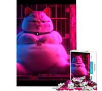 Rompecabezas para Adolescentes de 1000 Piezas El Gato Jefe Juguete Educativo y práctico para Aprender a Jugar Ideal para aliviar el estrés Un Gran Regalo para los Amantes de los Juegos (38x52cm)