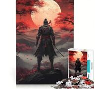 Rompecabezas para Adolescentes de 1000 Piezas El Gran Samurai Juguetes antiestrés para relajar la Mente cumpleaños y Ocasiones Especiales 50x75cm