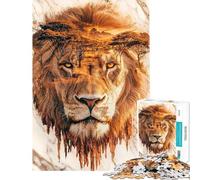 Rompecabezas para Adolescentes de 1000 Piezas El Guardián de Las Llanuras Rompecabezas para Adultos Juego práctico Una Obra de Arte Interacción Entre Padres e Hijos (tamaño 38x26cm)