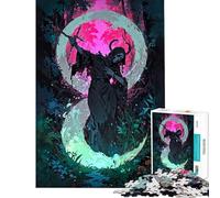 Rompecabezas para Adolescentes de 1000 Piezas El Guardián del Inframundo Rompecabezas para Adultos Juegos relajantes Regalos para Mujeres cumpleaños y Navidad (Tamaño 38x26cm)