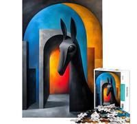 Rompecabezas para Adolescentes de 1000 Piezas El Guardián del Portal Ideal para cumpleaños y Navidad Decoración Juego práctico para Mayores de 14 años 50x75cm