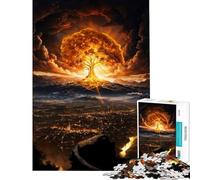 Rompecabezas para Adolescentes de 1000 Piezas El mágico Reino del Árbol Ancestral Un desafío Educativo para divertirse en Familia Juguetes de Bricolaje Apto para Mayores de 14 años (38x26cm)