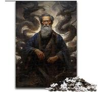 Rompecabezas para Adolescentes de 1000 Piezas: El Mago Negro, Sombras Gobernantes, para un Juego Educativo, un desafío, un Juguete, decoración única para el hogar y Regalos tamaño 26x38cm