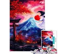 Rompecabezas para Adolescentes de 1000 Piezas El Misterio de la montaña Rompecabezas para Adultos Juego de ingenio Ideal para Pasar el rato en casa cumpleaños y Navidad (38x52cm)
