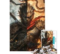 Rompecabezas para Adolescentes de 1000 Piezas El Mito de Wukong Actividades Divertidas para Hacer en casa Mejora la Memoria Juegos relajantes para Mayores de 14 años 50x75cm