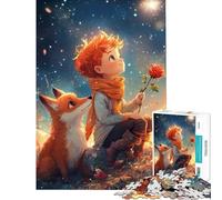 Rompecabezas para Adolescentes de 1000 Piezas El Principito y el Zorro Actividades Divertidas para Hacer en casa Decoración artística para el hogar Juegos educativos Apto para Mayores de 14 años