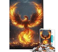 Rompecabezas para Adolescentes de 1000 Piezas El Resurgir del Fénix Rompecabezas para Adultos Juegos Divertidos para Mejorar la Memoria cumpleaños y Navidad (Tamaño 38x26cm)