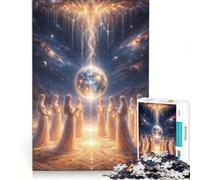 Rompecabezas para Adolescentes de 1000 Piezas El Santuario del Tiempo Eterno Juego Familiar Actividades Divertidas en casa fortalece el Amor Entre Parejas 38x26cm