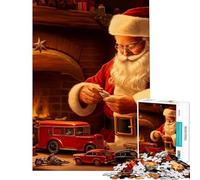 Rompecabezas para Adolescentes de 1000 Piezas El Taller de Santa Claus Un Reto para completar Juegos educativos para Toda la Familia a Partir de 14 años (50x75cm)