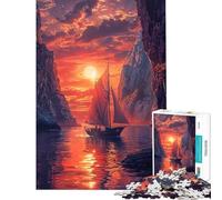 Rompecabezas para Adolescentes de 1000 Piezas El último Barco difícil y desafiante Ideal para Decorar Paredes Juego Familiar para Mayores de 14 años (38x52cm)
