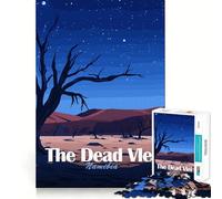 Rompecabezas para Adolescentes de 1000 Piezas El Valle de los Muertos Namibia de Noche Bordes impecables Divertido Juego de Habilidad Mental Juego Tranquilo y entretenido para cumpleaños Arte y Juego