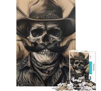Rompecabezas para Adolescentes de 1000 Piezas El Vaquero forajido Eterno Juego Educativo desafío Juguete Juegos relajantes diversión Familiar Regalo de cumpleaños (tamaño 38x52cm)