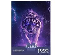 Rompecabezas para Adolescentes De 1000 Piezas Electric Tiger Majesty Rompecabezas para Adultos Juegos Familiares Alivia El Estrés Regalos De Cumpleaños Y Únicos 52x38cm/1000pcs