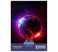 Rompecabezas para Adolescentes De 1000 Piezas Electrified Purple Planet Rompecabezas para Adultos Juegos Familiares Corte De Precisión Regalos Y Cumpleaños Únicos 52x38cm/1000pcs