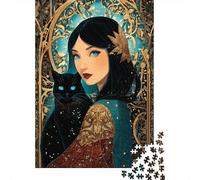 Rompecabezas para Adolescentes De 1000 Piezas Elegant Fantasy Artwork Rompecabezas para Adultos Juego De Ingenio Patrón De Ensamblaje Cumpleaños Y Navidad 38x26cm/1000pcs
