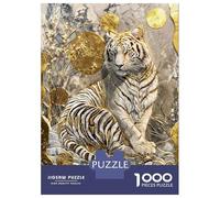 Rompecabezas para Adolescentes De 1000 Piezas Elegant Tiger Majesty Rompecabezas para Adultos Juegos Relajantes Análisis Y Lógica Cumpleaños 38x26cm/1000pcs