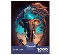 Rompecabezas para Adolescentes De 1000 Piezas Elephant Magic Kingdom Rompecabezas para Adultos Juego De Ingenio Mejora La Memoria Regalos para Amigos Y Familiares 38x26cm/1000pcs