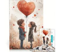 Rompecabezas para Adolescentes de 1000 Piezas: Enamórate de San Valentín, Juegos relajantes, análisis y lógica, Regalo de cumpleaños, Regalos de Viaje 38x26cm