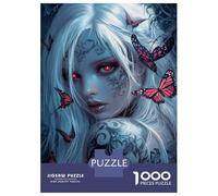 Rompecabezas para Adolescentes De 1000 Piezas Enchanted Butterfly Beauty Rompecabezas para Adultos Juegos Relajantes Regalo De Cumpleaños Diversión En Casa Actividades, 70x50cm/1000pcs