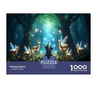 Rompecabezas para Adolescentes De 1000 Piezas Enchanted Forest Fantasy Rompecabezas para Adolescentes Juegos Relajantes Carrera De Velocidad De Manos 70x50cm/1000pcs