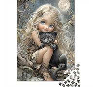 Rompecabezas para Adolescentes De 1000 Piezas Enchanted Forest Night Fantasy Rompecabezas para Adolescentes Juegos Relajantes Decoración Perfecta Regalos De Cumpleaños Y Únicos 38x26cm/1000pcs