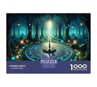 Rompecabezas para Adolescentes De 1000 Piezas Enchanted Forest Portal Rompecabezas para Adultos Juegos Relajantes Regalos para Mujeres Ayuda A Ejercitar El Cerebro 70x50cm/1000pcs