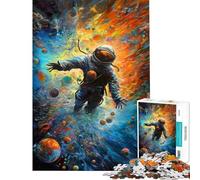 Rompecabezas para Adolescentes de 1000 Piezas Engullido por el Universo Rompecabezas para Adultos Juego de ingenio Ideal para Pasar el rato en casa cumpleaños y Navidad (38x26cm)