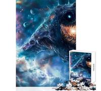 Rompecabezas para Adolescentes de 1000 Piezas Enigma Cósmico Juegos Relajantes Una Obra de Arte Juguetes para la Decoración del Hogar Gran Regalo para los Amantes de los Juegos (38x52cm)