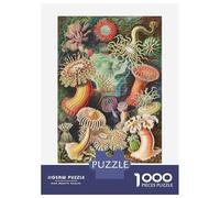 Rompecabezas para Adolescentes De 1000 Piezas Ernst Haeckels Art Forms of Nature Rompecabezas para Adultos Juguete Decoración De Pared Mejora La Memoria Regalos De Cumpleaños Y Únicos 38x26cm/1000pcs