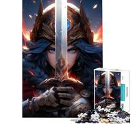 Rompecabezas para Adolescentes de 1000 Piezas Espada relámpago Juego práctico y Educativo Juguete desafiante Gran Regalo para Juegos de análisis y lógica (tamaño 38x26cm)