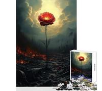 Rompecabezas para Adolescentes de 1000 Piezas Esperanza en Cenizas Juguete Educativo Gran Regalo para Juegos Juego Imposible con póster a Juego y Hoja de Trivia tamaño 50x75cm