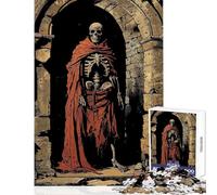 Rompecabezas para Adolescentes de 1000 Piezas Esqueleto en ruinas Juegos relajantes Una Obra de Arte Juguetes para la decoración del hogar Un Gran Regalo para los Amantes de los Videojuegos (50x75cm)