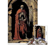 Rompecabezas para Adolescentes de 1000 Piezas Esqueleto en ruinas Juegos relajantes Una Obra de Arte Juguetes para la decoración del hogar Un Gran Regalo para los Amantes de los Videojuegos (38x52cm)