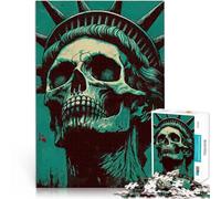 Rompecabezas para Adolescentes de 1000 Piezas Estatua de la Libertad no Muerta para divertirse en Familia Ideas de Regalos 38x26cm