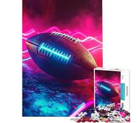 Rompecabezas para Adolescentes de 1000 Piezas estética neón desafío Educativo decoración para el hogar Juego Educativo para Mayores de 14 años 50x75cm