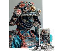 Rompecabezas para Adolescentes de 1000 Piezas Estilo samurái Bushido Rompecabezas para Adultos Juguetes de Bricolaje Carrera de Velocidad difícil y desafiante (tamaño 38x26cm)