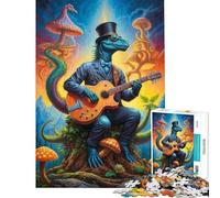 Rompecabezas para Adolescentes de 1000 Piezas Estilo Steampunk Dinosaur Ballads para Adultos Juguetes antiestrés difícil cumpleaños (tamaño 38x52cm)