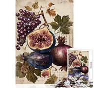 Rompecabezas para Adolescentes de 1000 Piezas Estilo Vintage con diseño de Naturaleza Muerta de Frutas Juego práctico para divertirse en Familia Juguetes de decoración para el hogars de Navidad