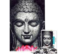 Rompecabezas para Adolescentes de 1000 Piezas Estudio de Yoga Zen con temática de Buda Rompecabezas de Arte para ejercitar la Mente Juego de ingenio Carrera de Velocidad Manual Ayuda a ejercitar