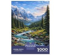 Rompecabezas para Adolescentes De 1000 Piezas Eternal Light of Banff Rompecabezas para Adultos Juegos Divertidos Decoración De Pared 70x50cm/1000pcs